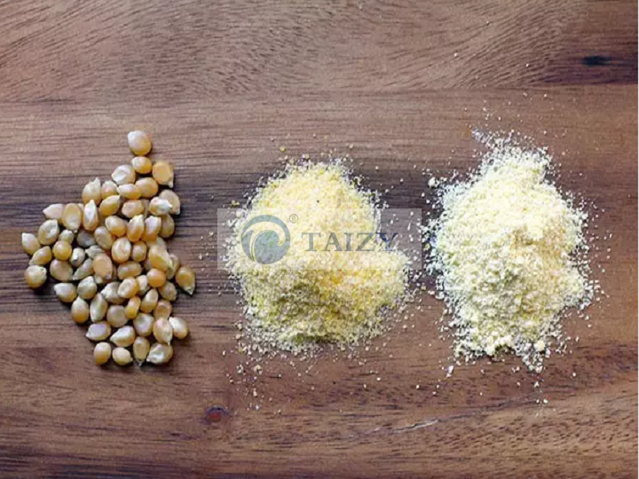 Crushed-corn-by-grain-grinder-machine