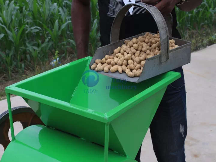 raw peanut material